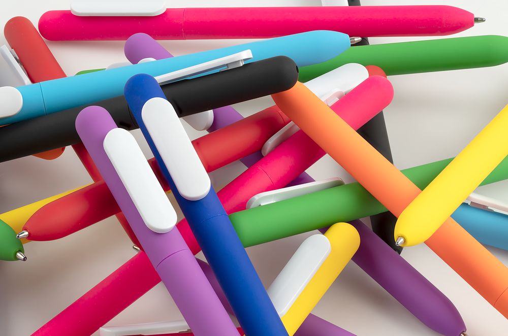 Ручка шариковая Swiper Soft Touch, неоново-оранжевая с белым — фото 5