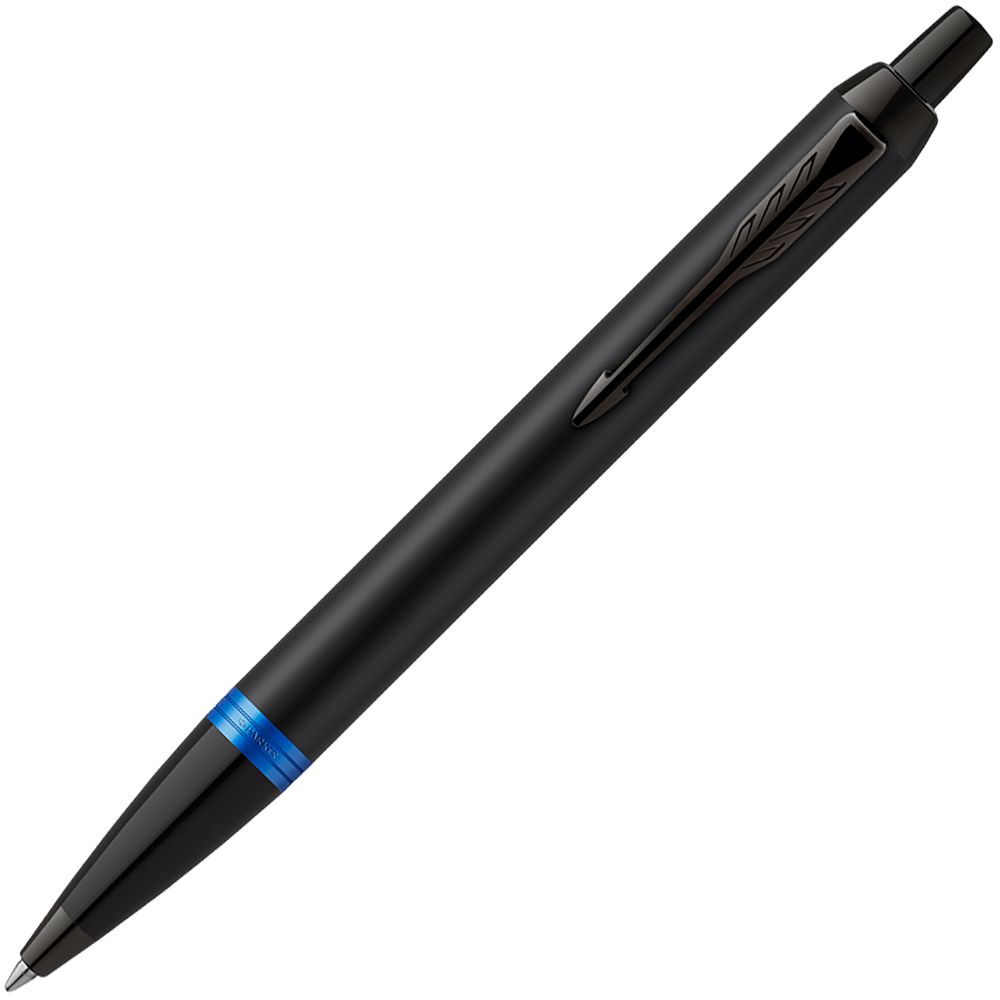 Ручка шариковая Parker IM Professionals Marine Blue BT, черная с синим — фото 4
