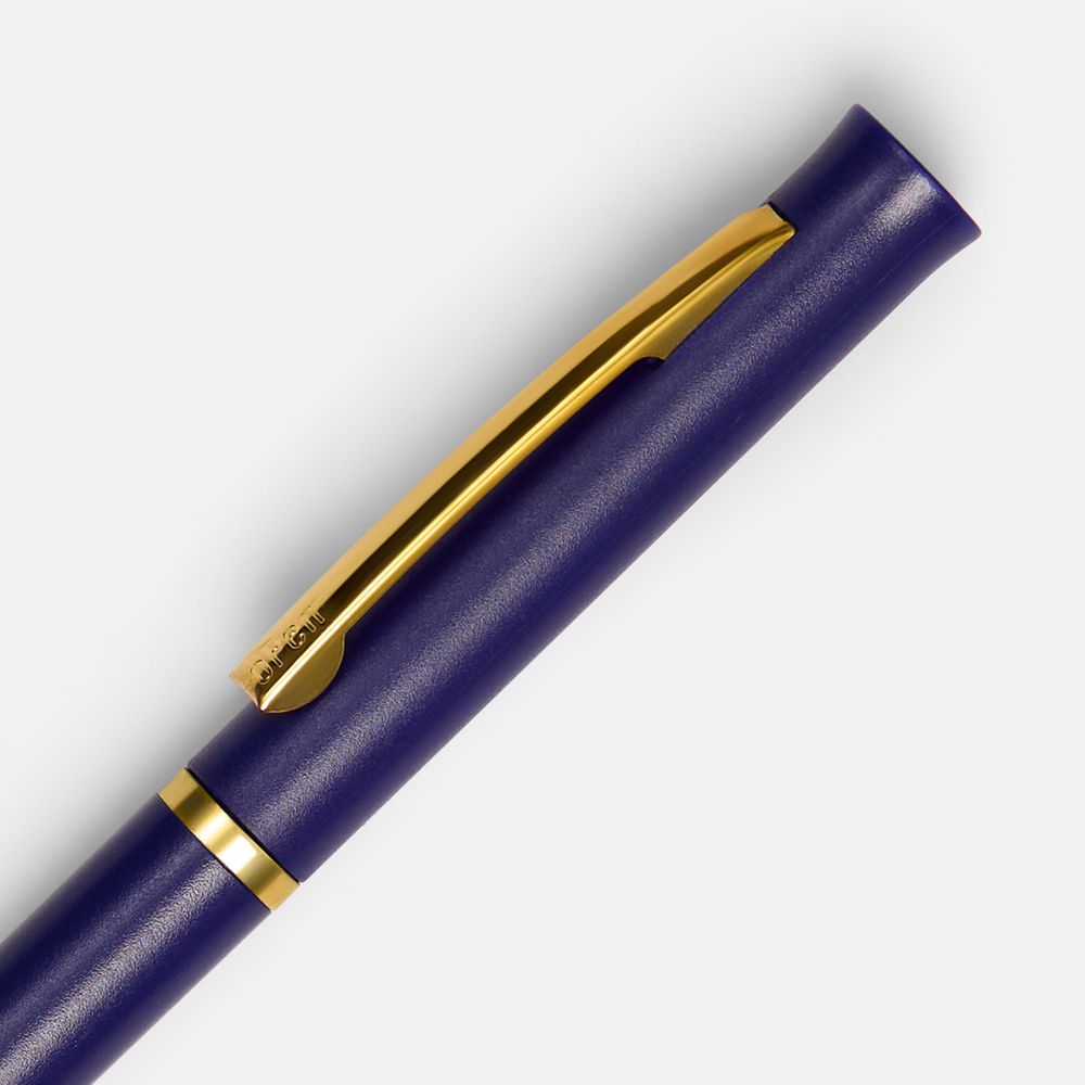 Ручка шариковая Euro Gold, синяя — фото 3