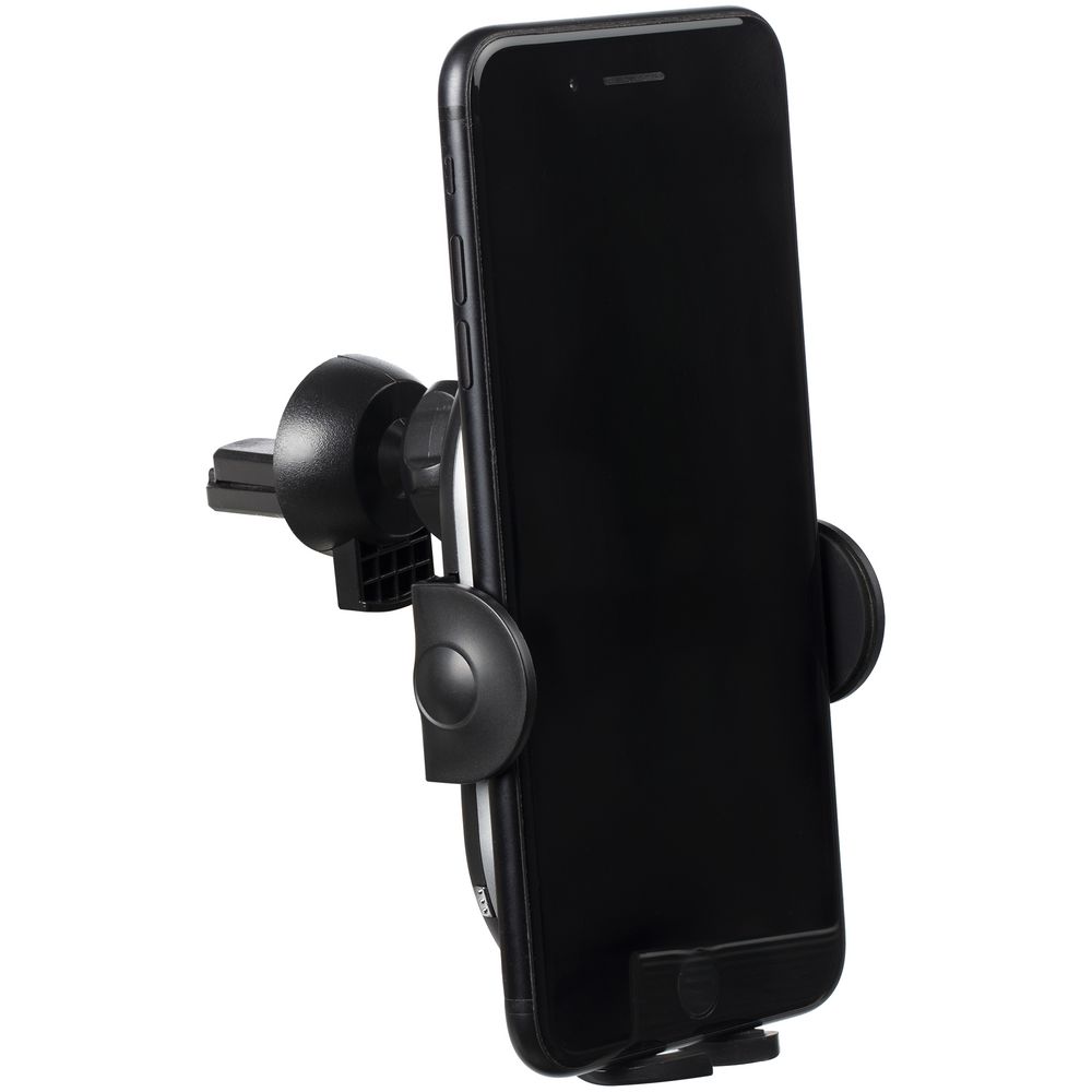 Держатель для смартфона Cleaver с беспроводной зарядкой — фото 1