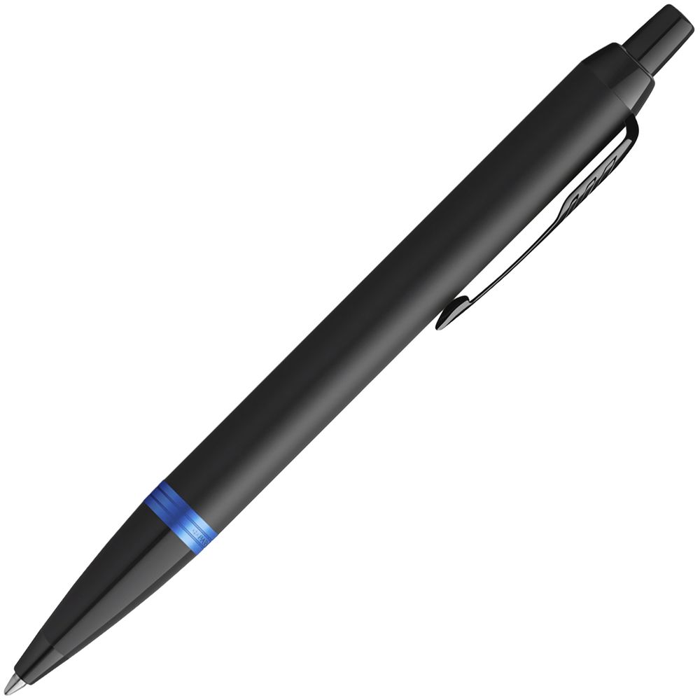 Ручка шариковая Parker IM Professionals Marine Blue BT, черная с синим — фото 1