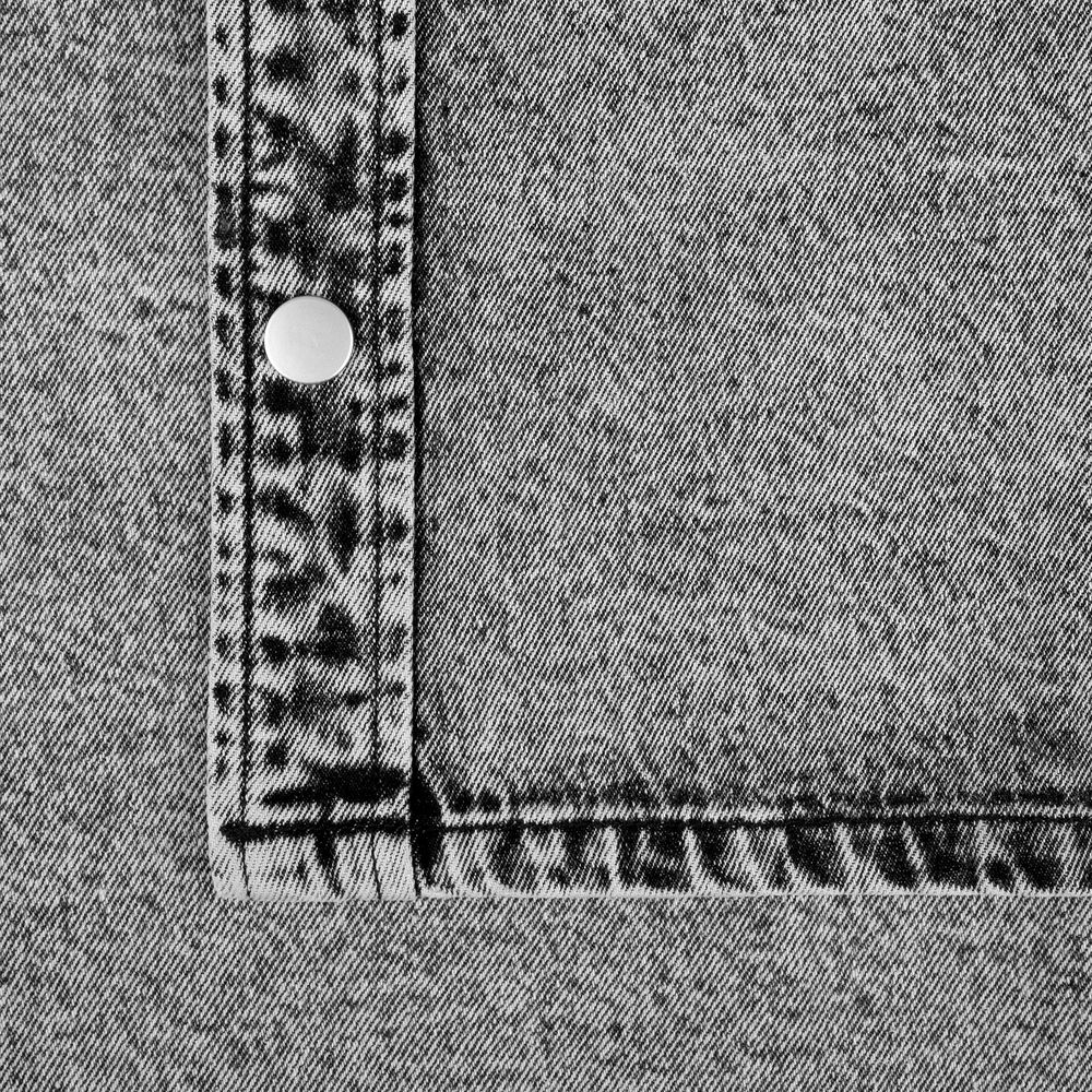 Куртка джинсовая O3, серая — фото 6