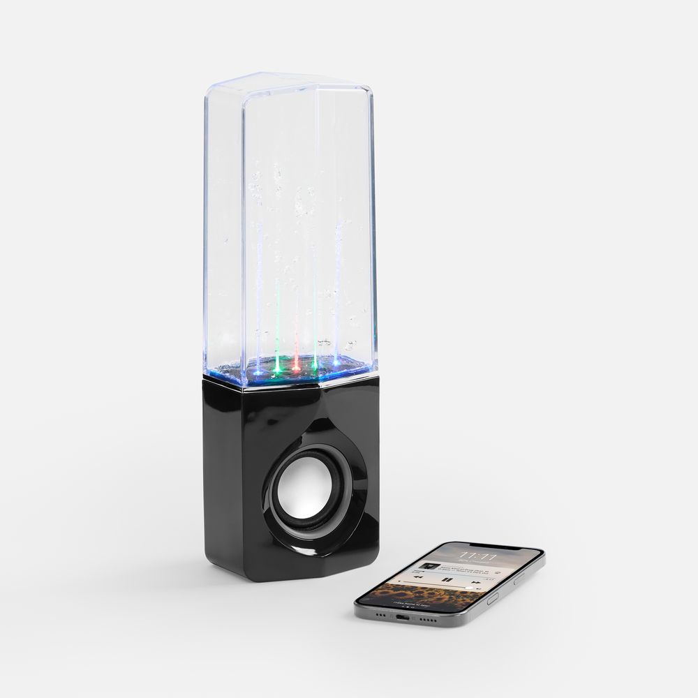 Bluetooth-колонка с поющим фонтаном Fuente, черная — фото 1