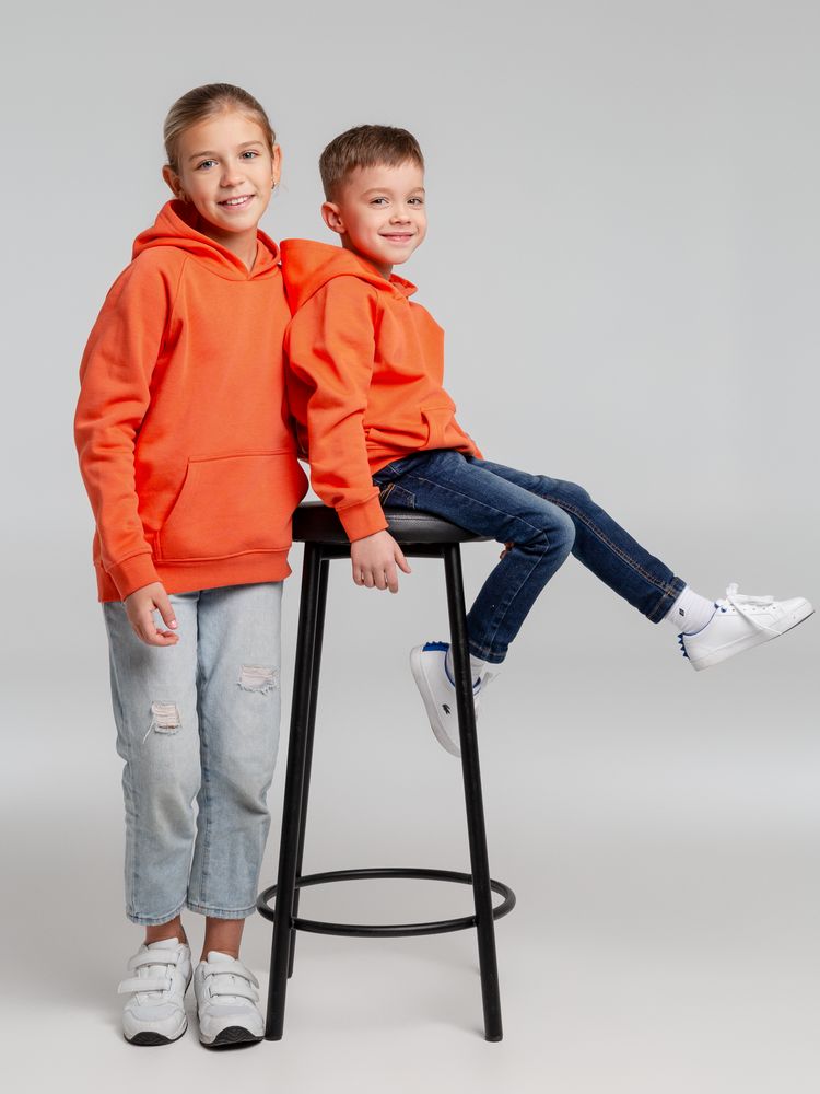 Толстовка детская Stellar Kids, оранжевая — фото 6