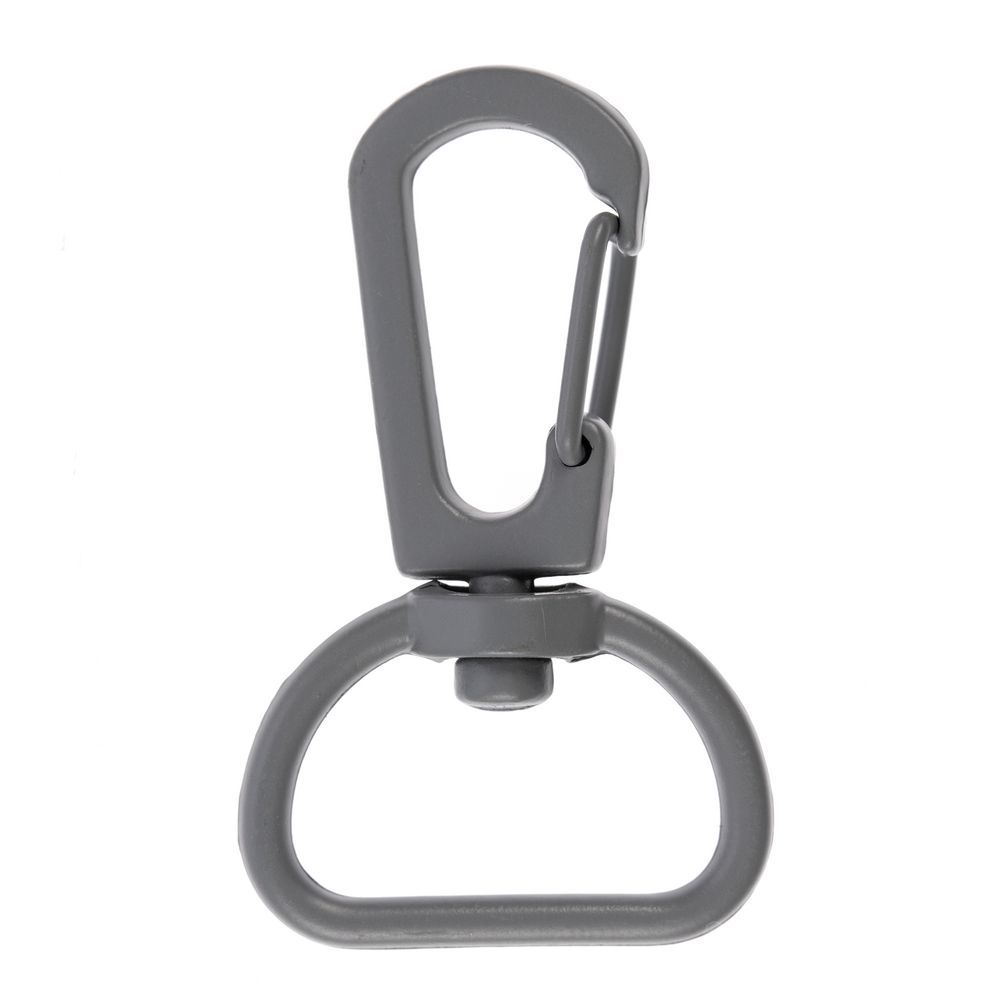 Застежка-карабин Snap Hook, M, серая — фото 3