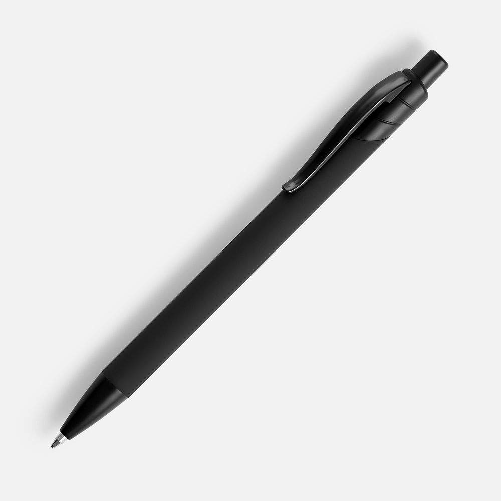 Ручка шариковая Undertone Black Soft Touch, черная — фото 5