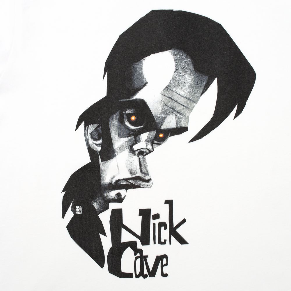 Футболка «Меламед. Nick Cave», белая — фото 3