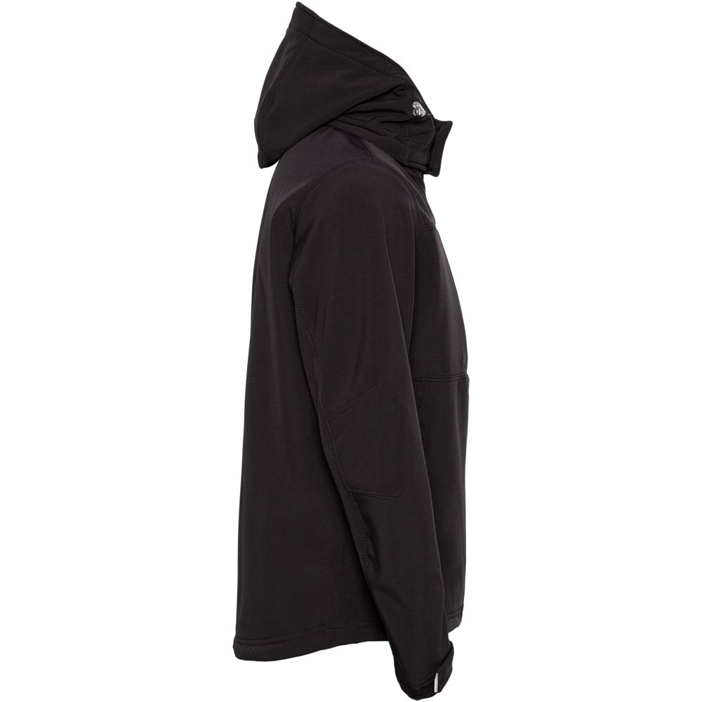 Куртка мужская Hooded Softshell черная — фото 1