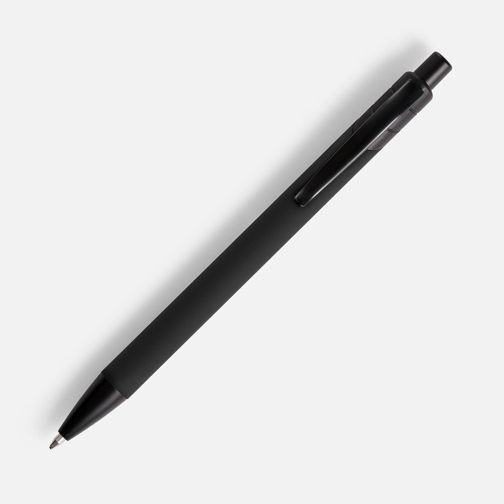 Ручка шариковая Undertone Black Soft Touch, черная — фото 1