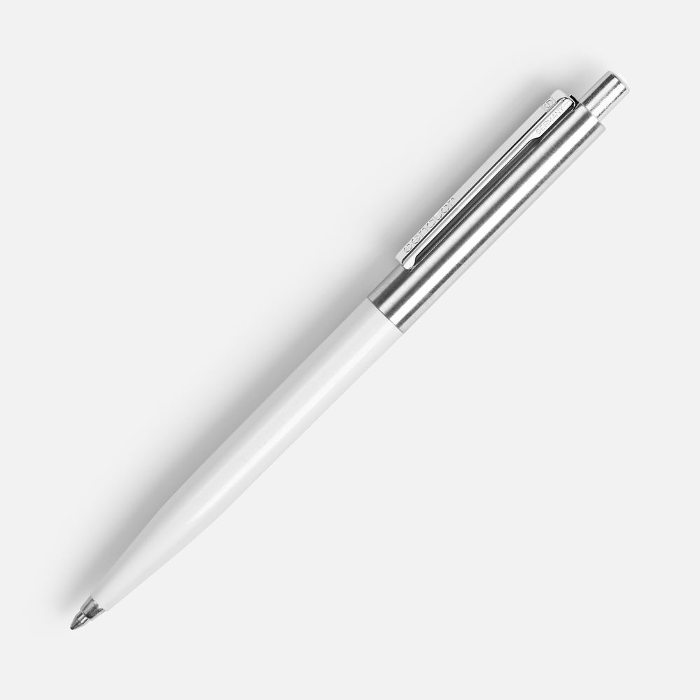 Ручка шариковая Senator Point Metal, ver.2, белая — фото 5