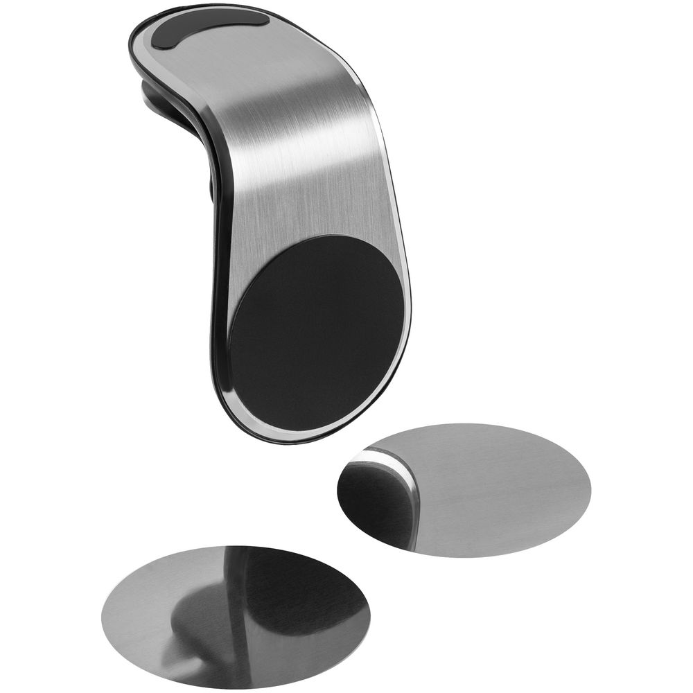 Магнитный держатель для смартфонов Pinch, серебристый — фото 9