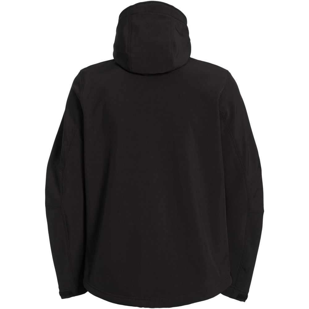 Куртка мужская Hooded Softshell черная — фото 2