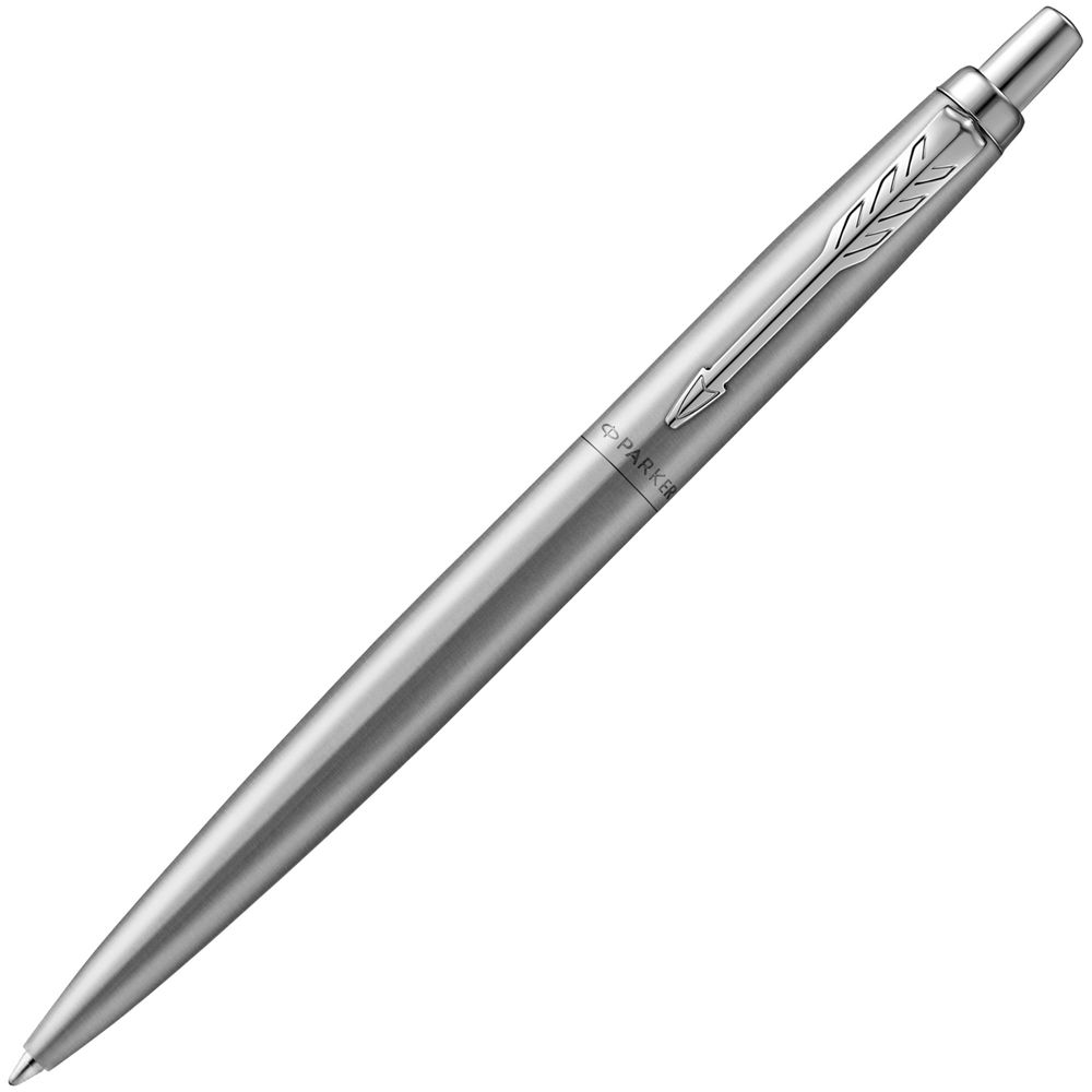 Ручка шариковая Parker Jotter XL Monochrome Grey, серебристая — фото 5