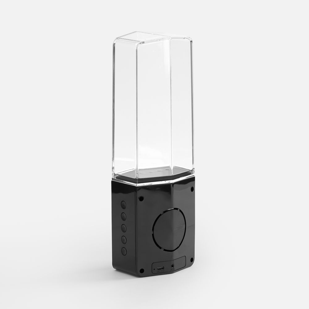 Bluetooth-колонка с поющим фонтаном Fuente, черная — фото 3