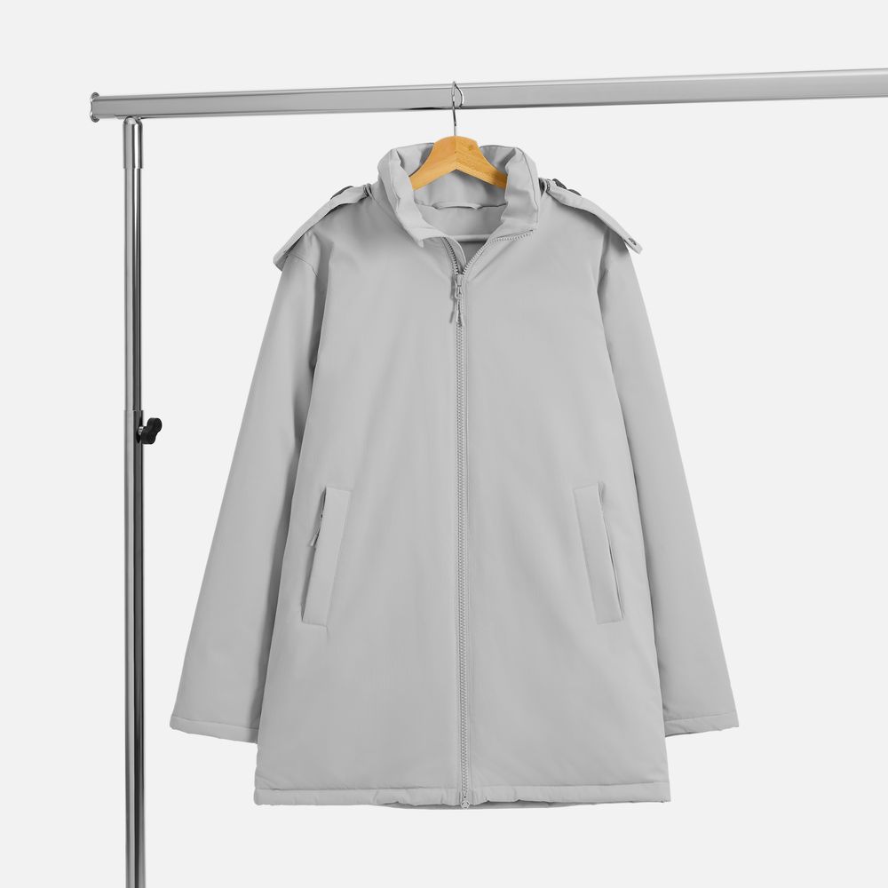 Куртка-парка унисекс Sfera, светло-серая — фото 6