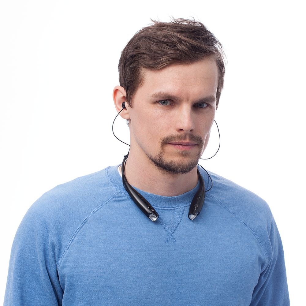 Bluetooth наушники stereoBand, ver.2, черные — фото 3