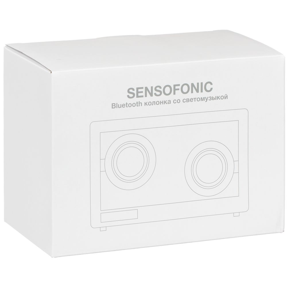 Bluetooth-колонка со светомузыкой Sensofonic, черная — фото 12