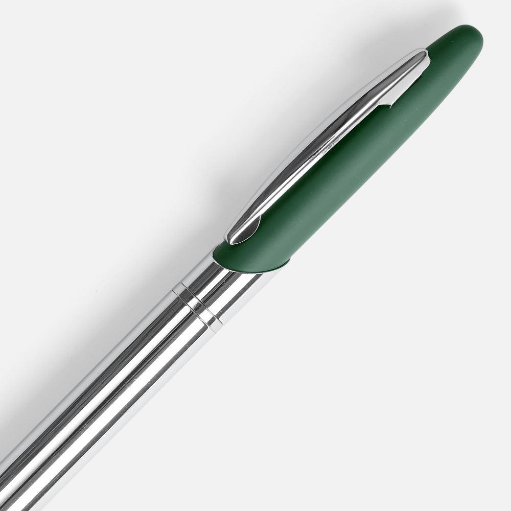 Ручка шариковая Dagger Soft Touch, зеленая — фото 2
