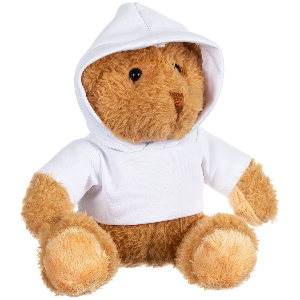 Мягкая игрушка «Мишка Cuddleton» в белом худи — фото 4