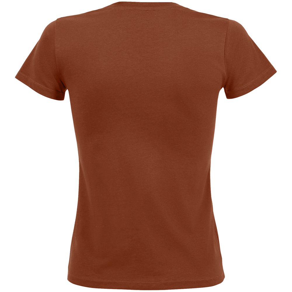 Футболка женская Regent Fit Women, коричневая (терракотовая) — фото 1
