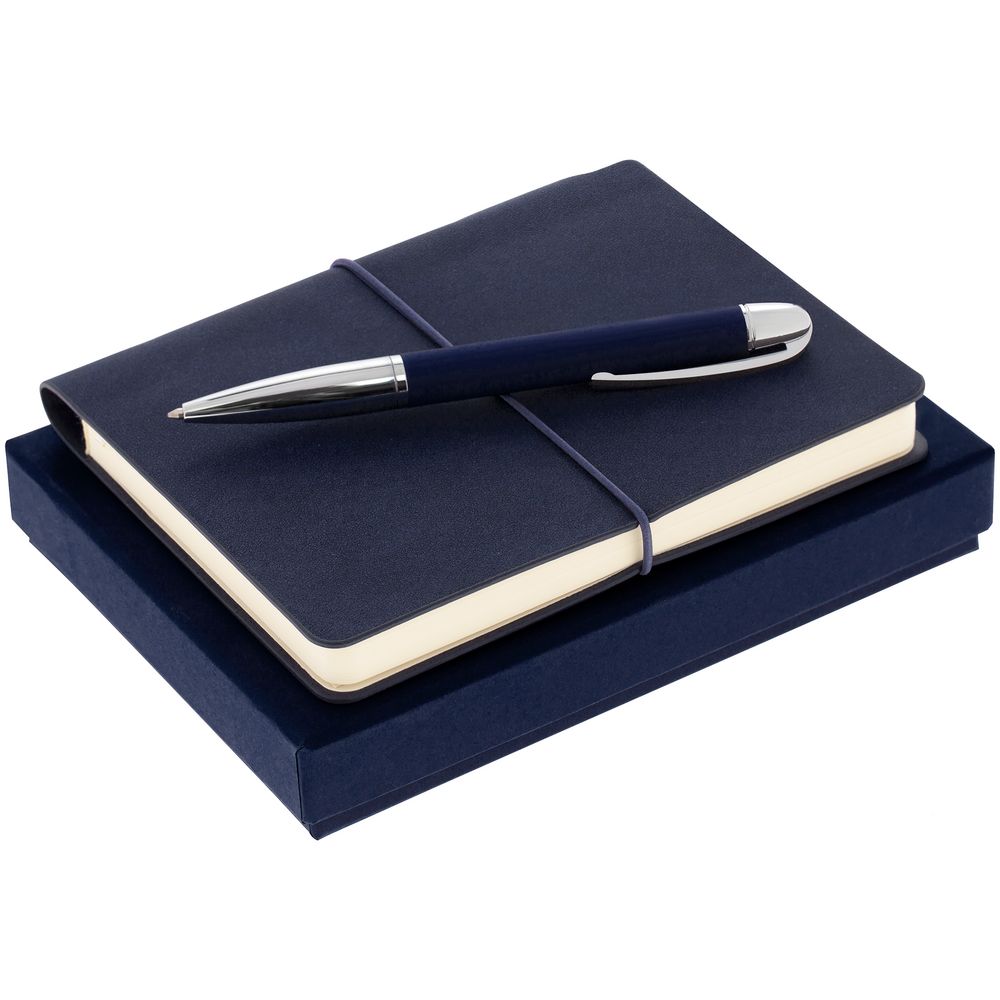Набор Business Diary Mini, синий — фото 6