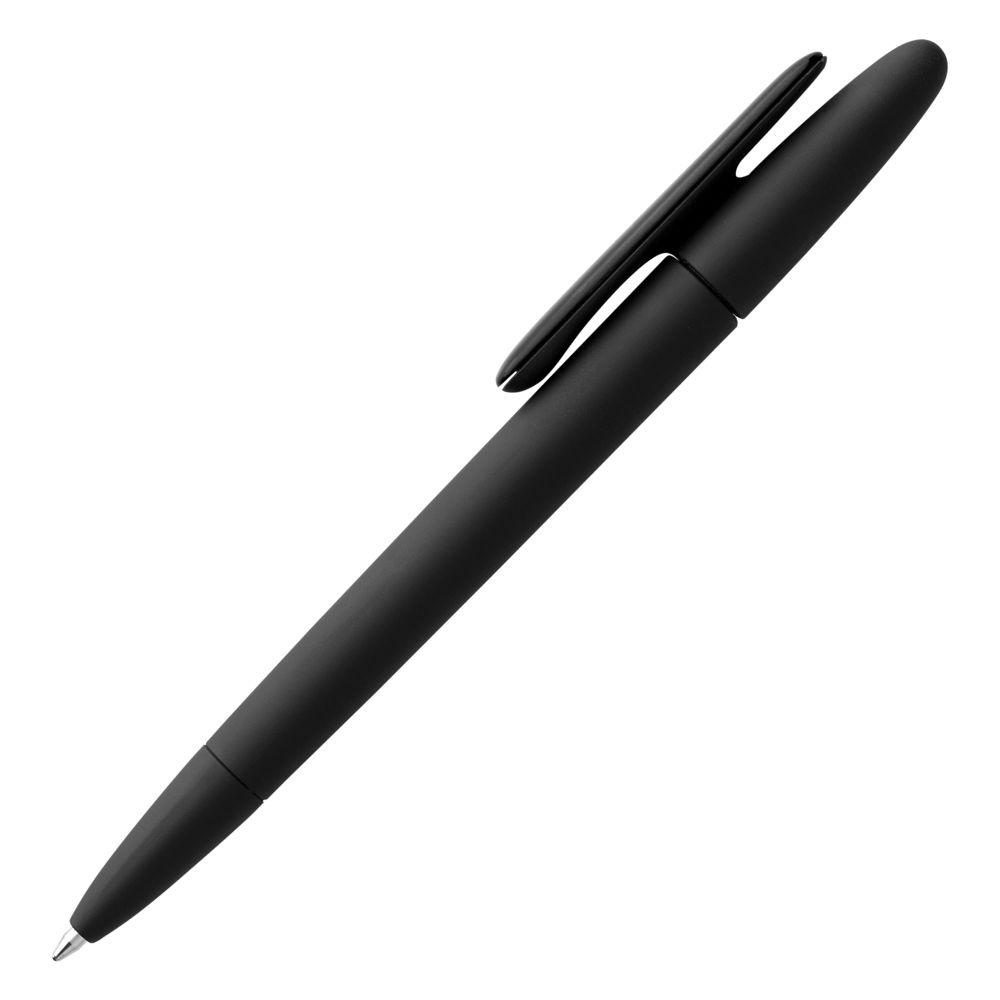 Ручка шариковая Prodir DS5 TRR-P Soft Touch, черная — фото 1