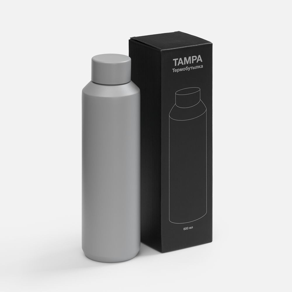 Термобутылка Tampa, серая — фото 1