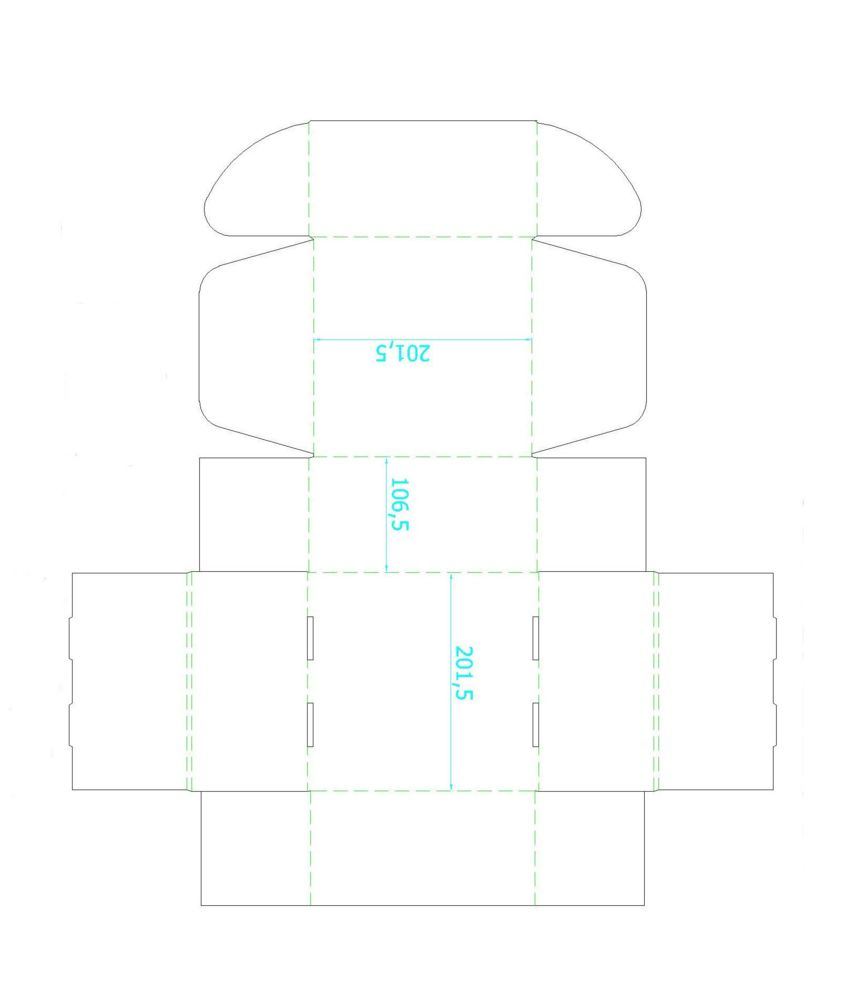 Коробка Medio, крафт — фото 3