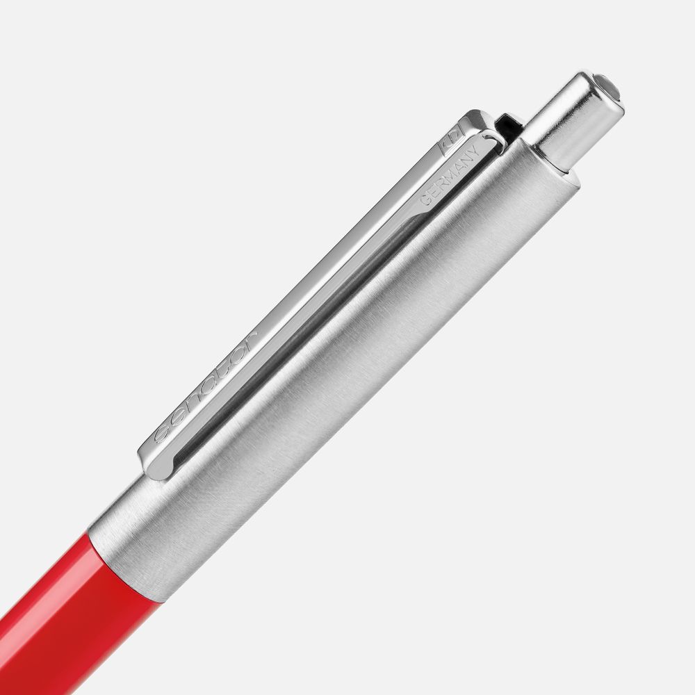 Ручка шариковая Senator Point Metal, ver.2, красная — фото 2