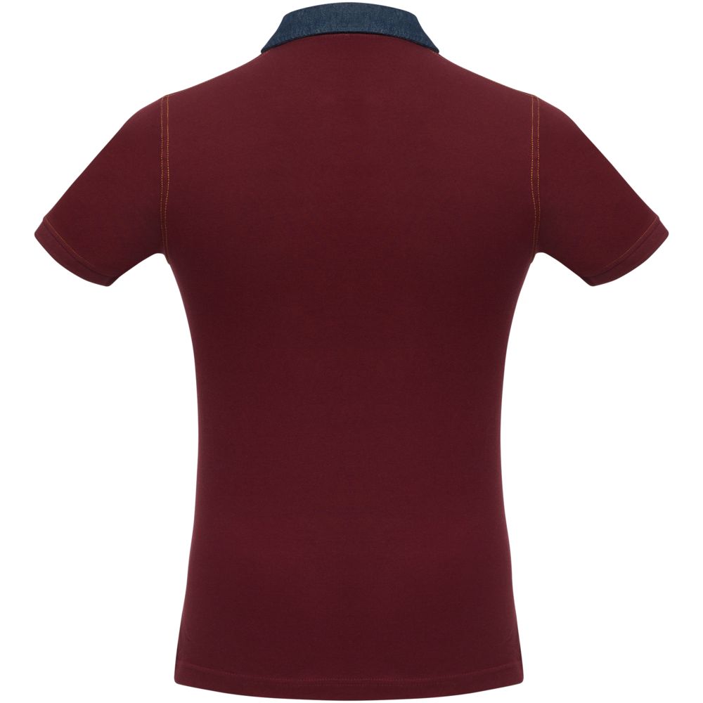 Рубашка поло мужская DNM Forward бордовая — фото 1