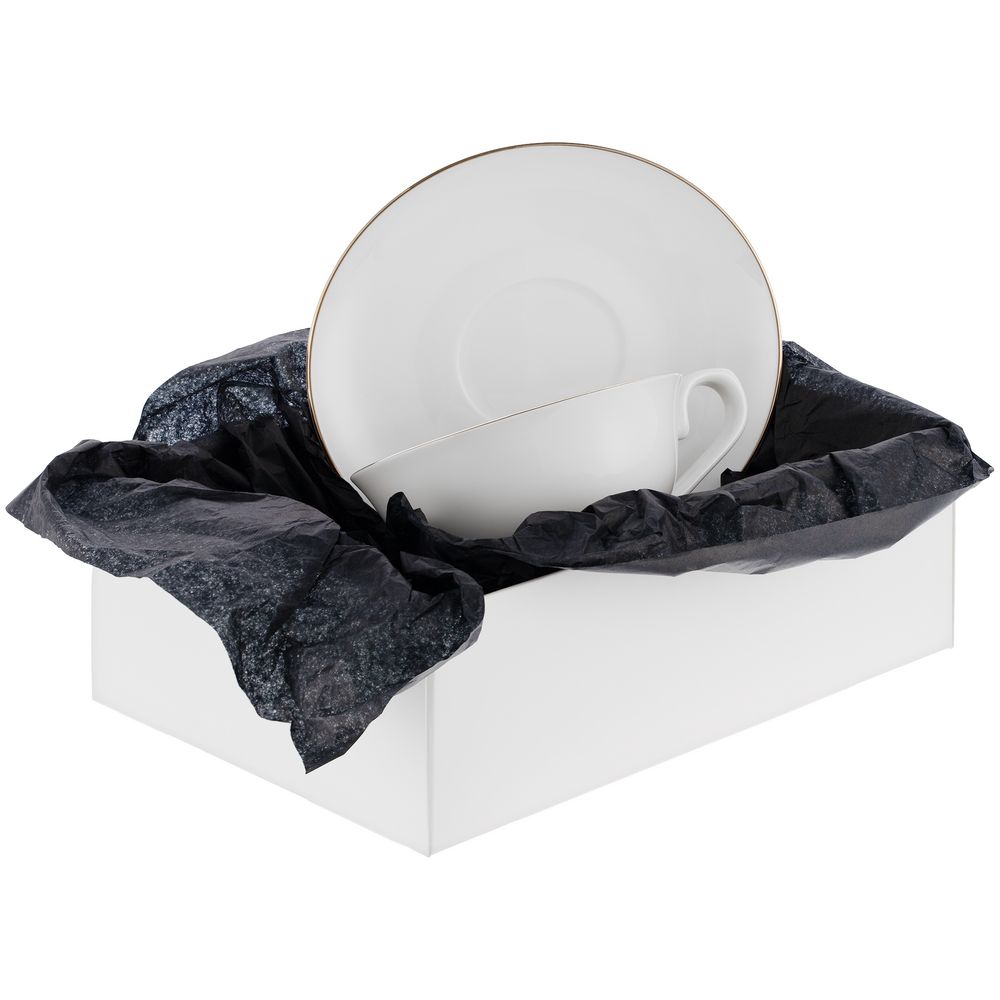 Декоративная упаковочная бумага Tissue, черная — фото 2