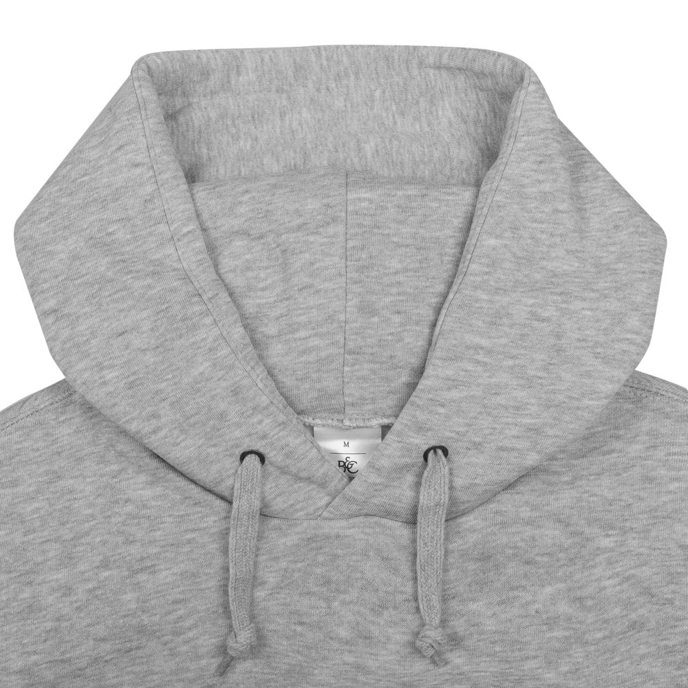 Толстовка Hooded, серый меланж — фото 3