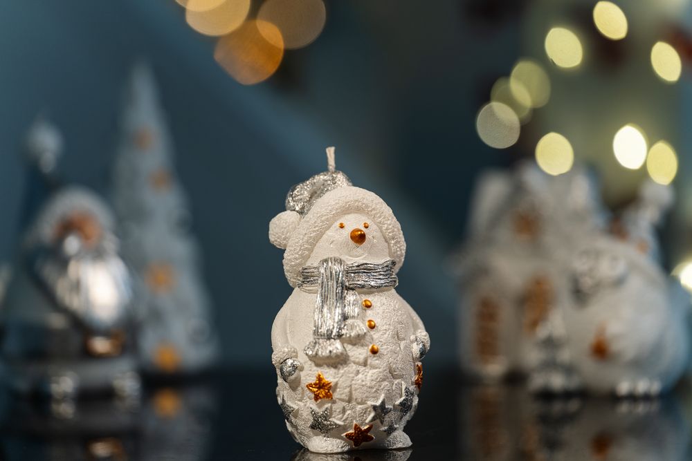 Свеча Christmas Twinkle, снеговик — фото 7