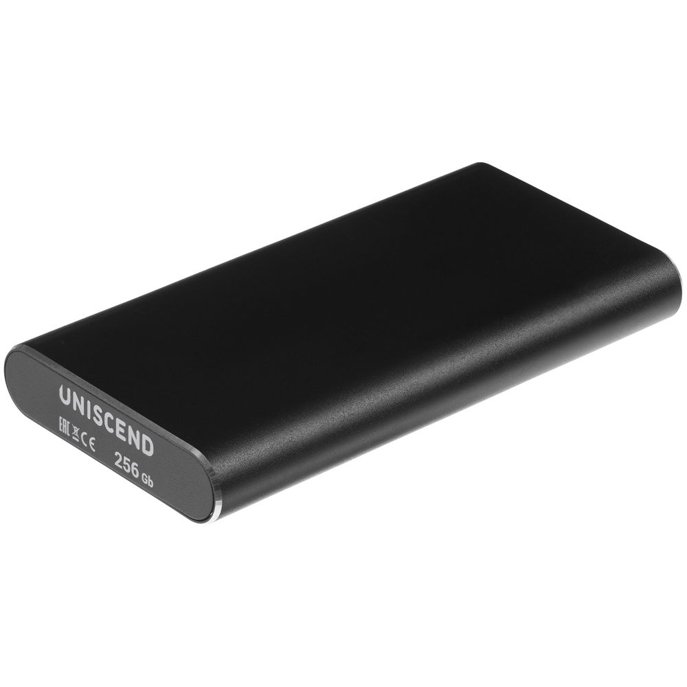 Портативный внешний диск SSD Uniscend Drop, 256 Гб, черный, без футляра — фото 1