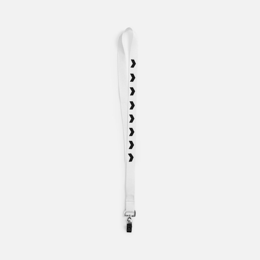 Лента для бейджа Neckband, белая — фото 6