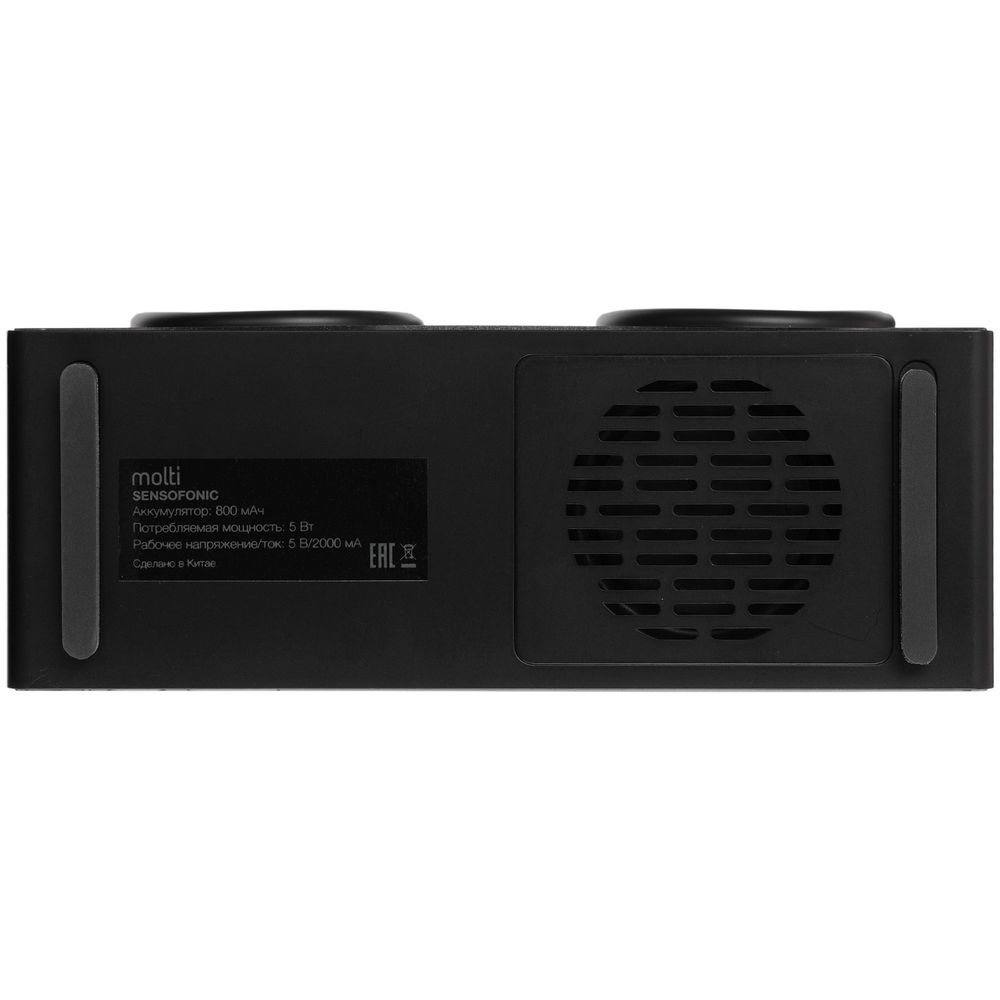 Bluetooth-колонка со светомузыкой Sensofonic, черная — фото 7