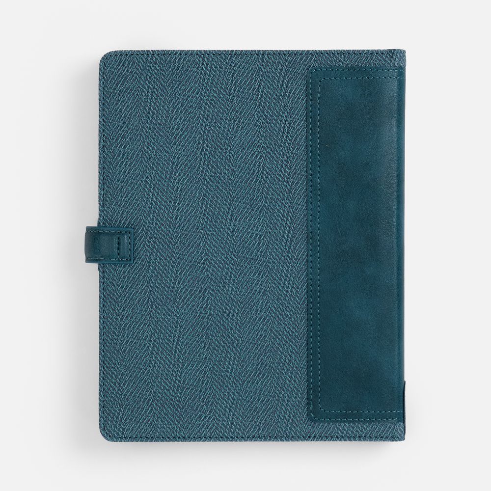 Ежедневник-органайзер Twill, недатированный, синий — фото 4