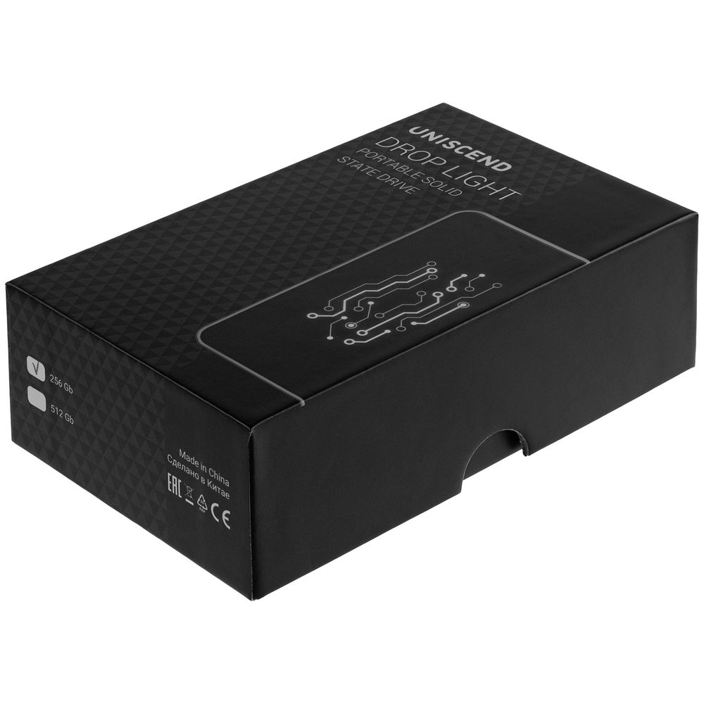 Внешний SSD диск Drop Light, с подсветкой гравировки, 256 Гб — фото 2