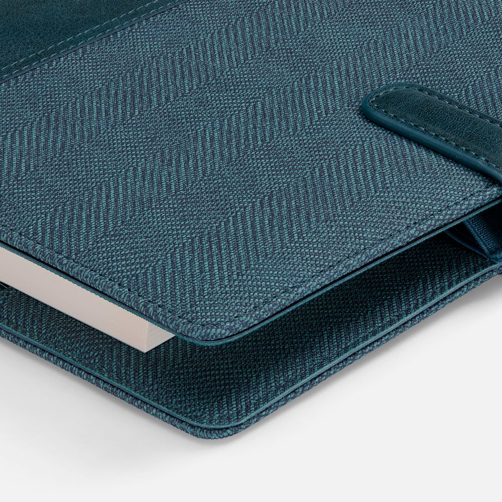 Ежедневник-органайзер Twill, недатированный, синий — фото 5
