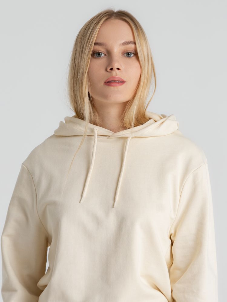 Толстовка с капюшоном унисекс Hoodie, светло-желтая — фото 7