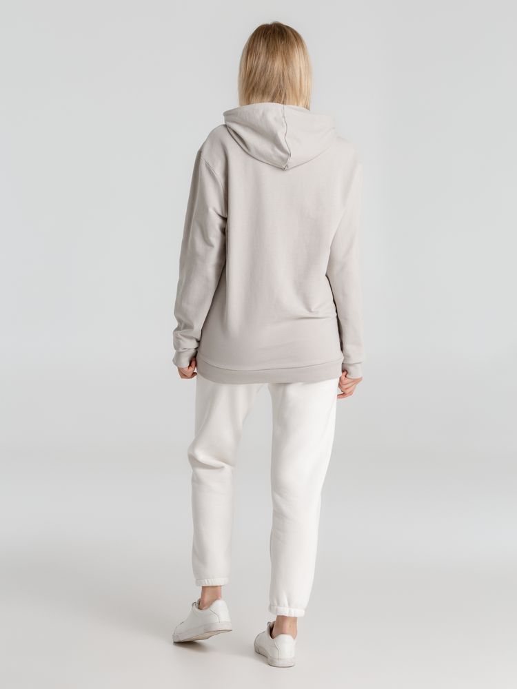 Толстовка с капюшоном унисекс Hoodie, дымчато-серая — фото 3