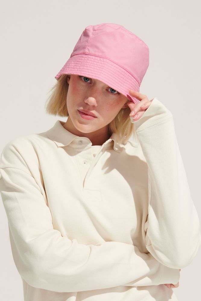 Панама Nylon двусторонняя, зеленая со светло-зеленым — фото 1