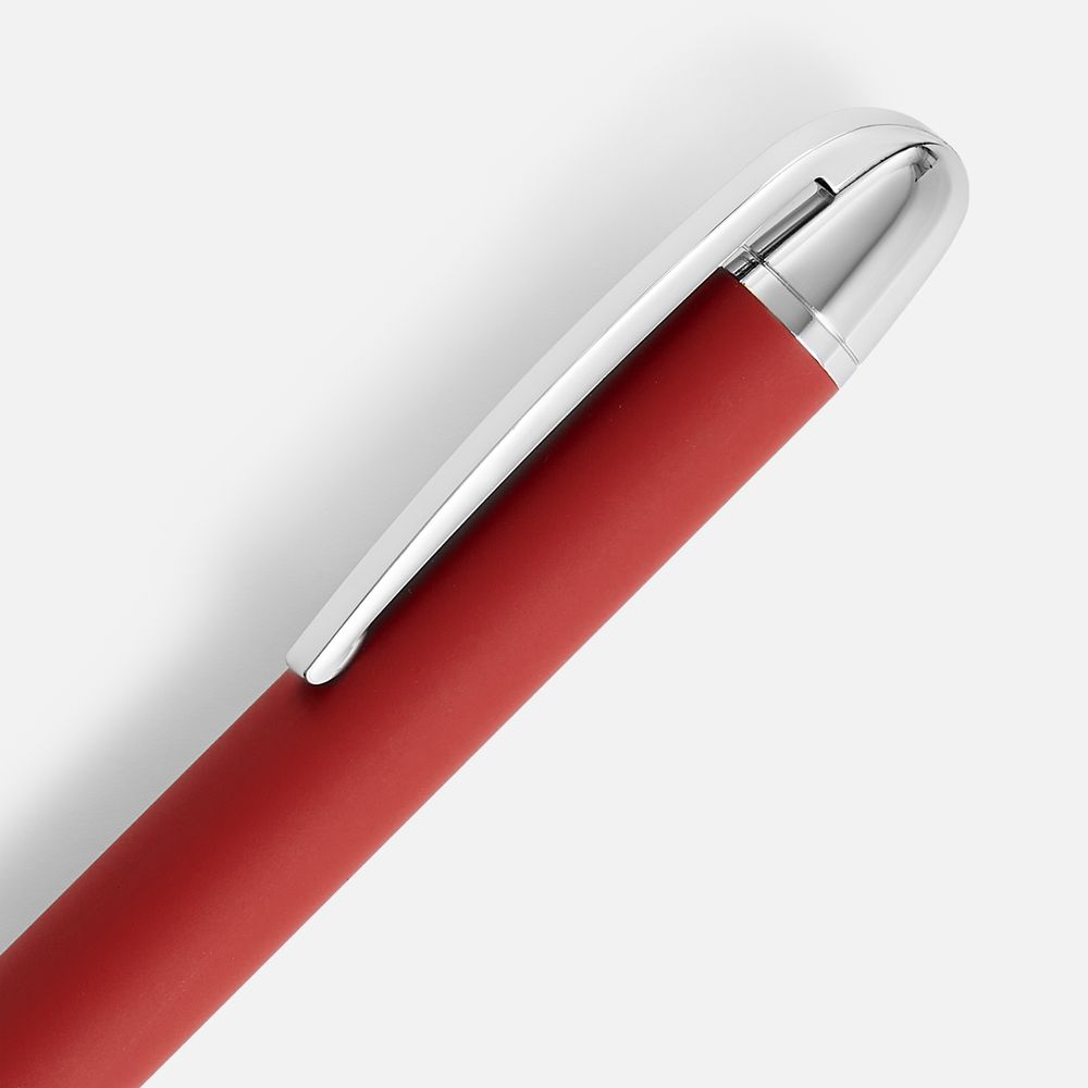 Ручка шариковая Arc Soft Touch, красная — фото 3