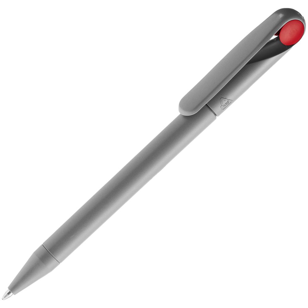 Ручка шариковая Prodir DS1 TMM Dot, серая с красным — фото 6