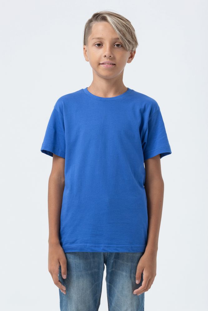 Футболка детская Regent Fit Kids, ярко-синяя (royal) — фото 2