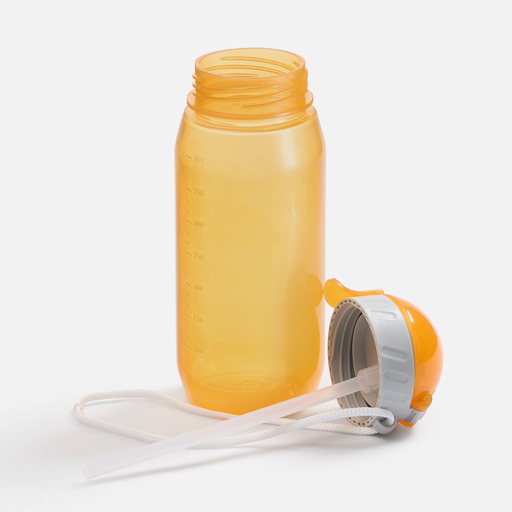 Бутылка для воды Aquarius, оранжевая — фото 3