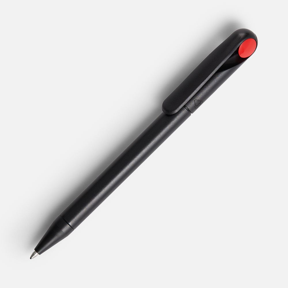 Ручка шариковая Prodir DS1 TMM Dot, черная с красным — фото 7