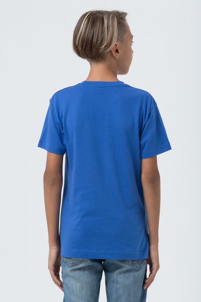 Футболка детская Regent Fit Kids, ярко-синяя (royal) — фото 3