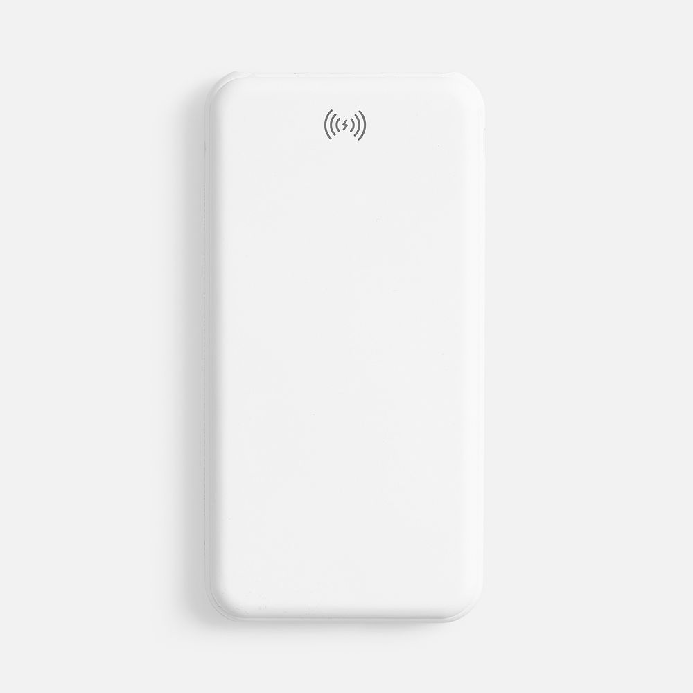 Аккумулятор с беспроводной зарядкой All Day Wireless, 10000 мАч, белый — фото 1