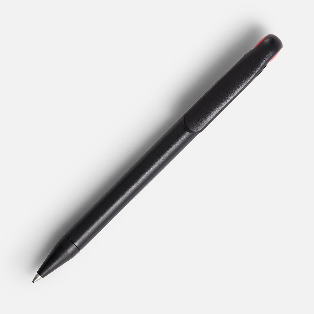 Ручка шариковая Prodir DS1 TMM Dot, черная с красным — фото 1